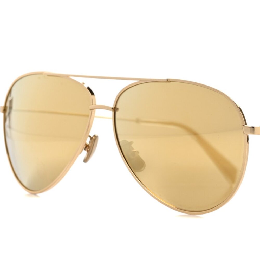 Celine Gold Aviator Sunglasses